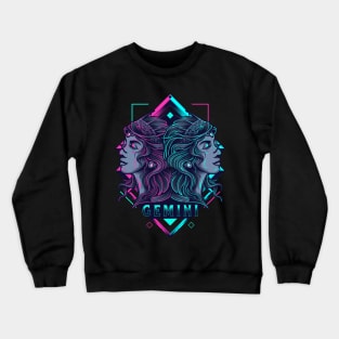 Zodiac GEMINI NEON Series Crewneck Sweatshirt